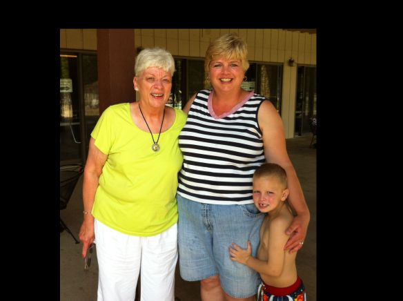 Aunt Mary Rose with Jack and I